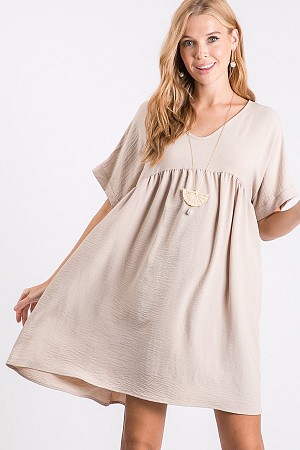 French Sleeve baby doll Dress 